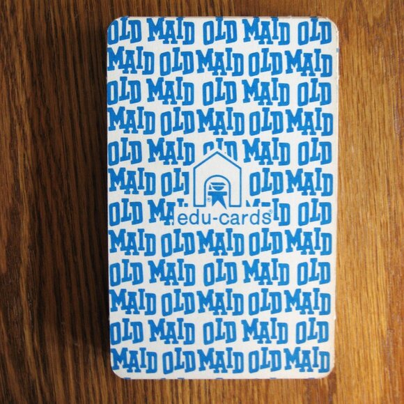 Vintage 1973 Binney & Smith Edu-Cards Old Maid King Size Card Game Complete - Picture 3 of 3